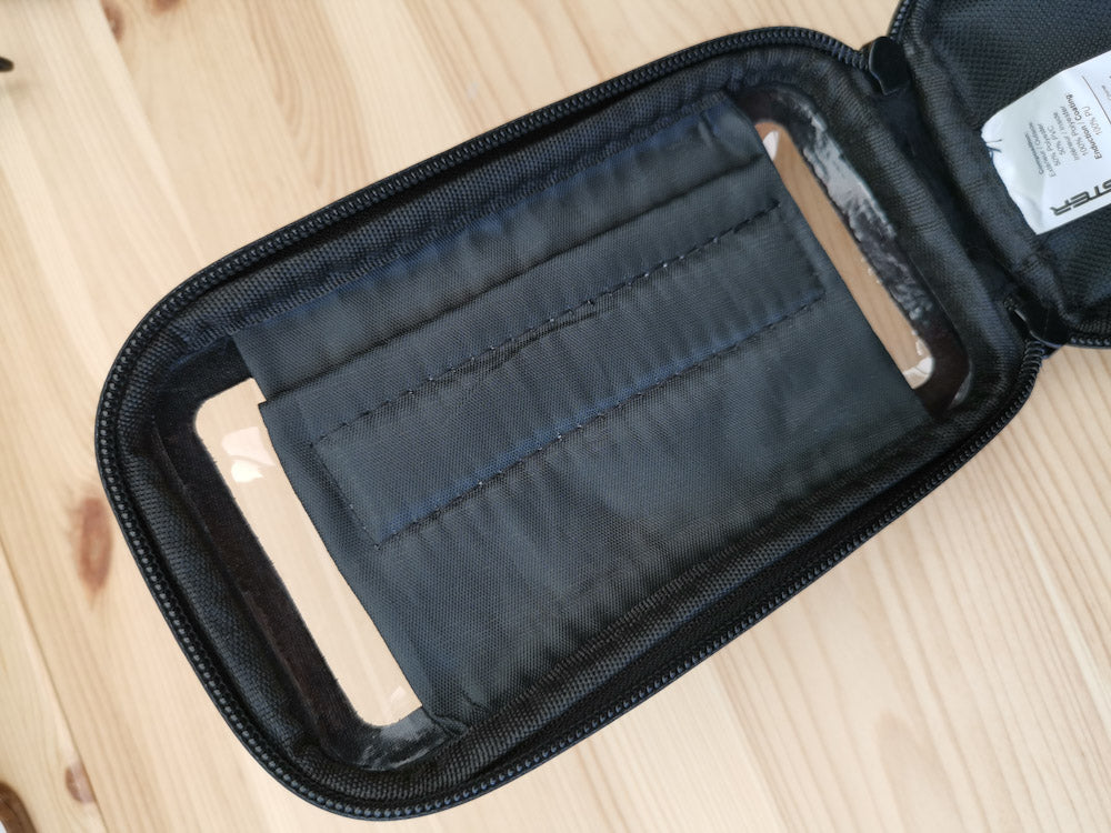 SMARTPHONE HOLDER WITH REAR VIEW MIRROR MOUNT (L) 7" (7.5cm x 15cm)