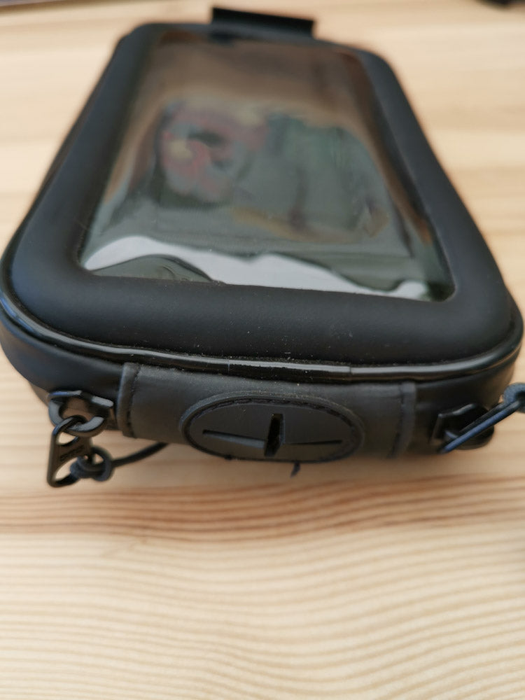 SMARTPHONE HOLDER WITH REAR VIEW MIRROR MOUNT (L) 7" (7.5cm x 15cm)