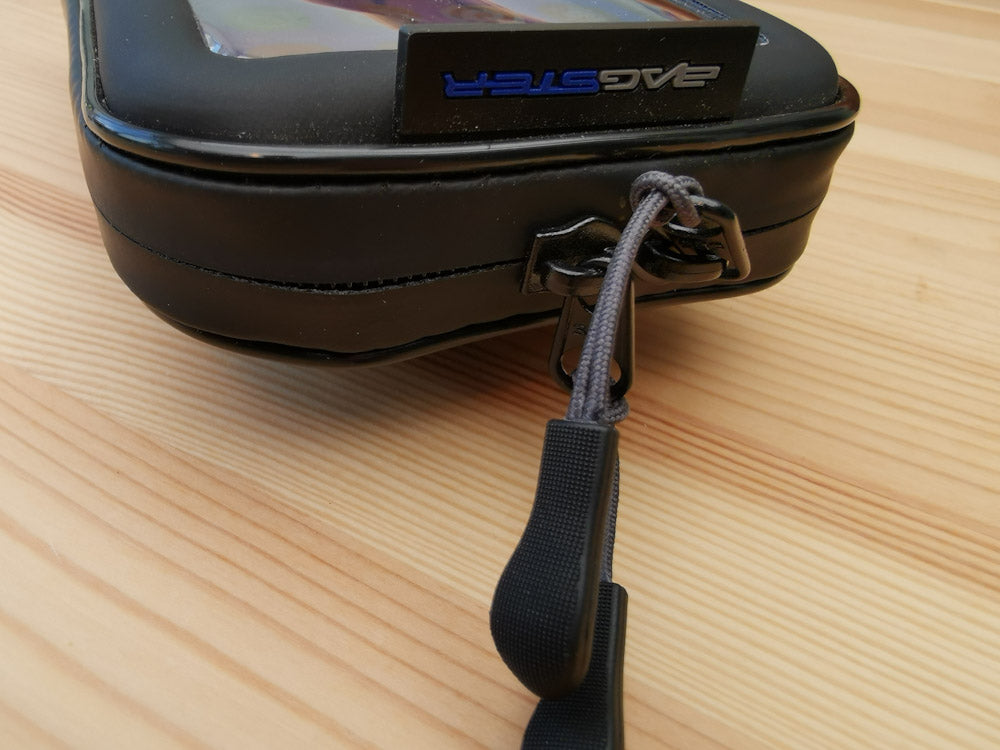SMARTPHONE HOLDER WITH REAR VIEW MIRROR MOUNT (L) 7" (7.5cm x 15cm)
