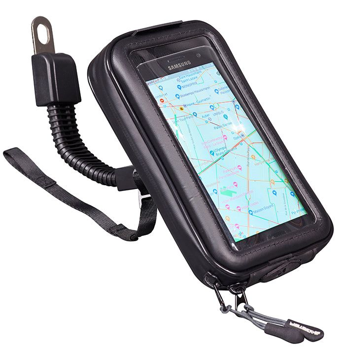 SMARTPHONE HOLDER WITH REAR VIEW MIRROR MOUNT (L)