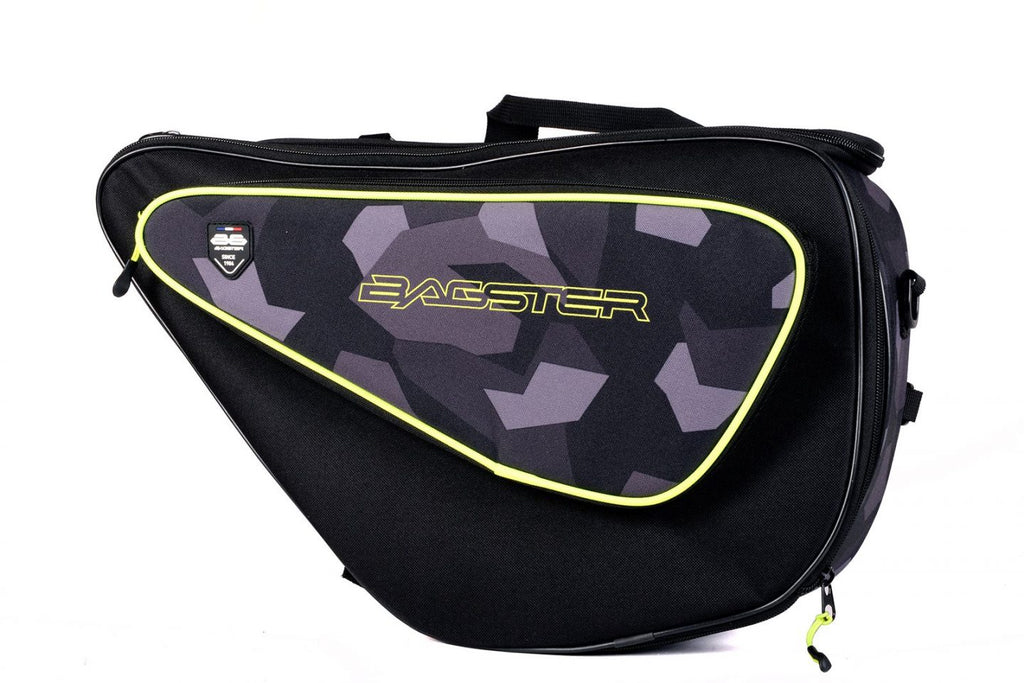 RIVAL SADDLEBAGS BLACK/CAMO 20-30L